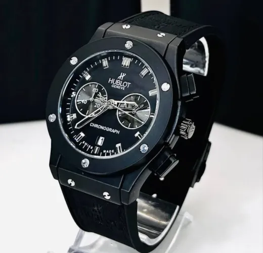 Relógio HUBLOT Geneve - ALL BLACK