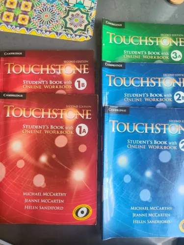 Livros de Inglês Touchstone Cambridge 1A 1B 2A 2B 3A
