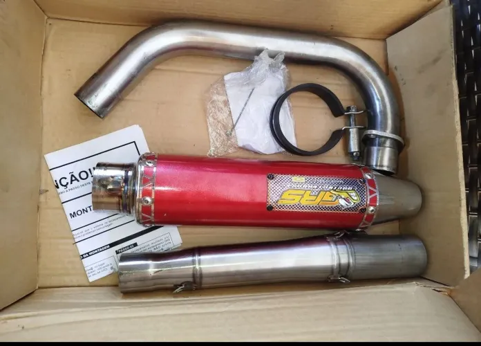 Escapamento Grs Torpedo raridade Titan 125/ OHC 200