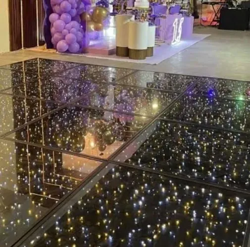 Pista led paris galaxia 4x3 mts