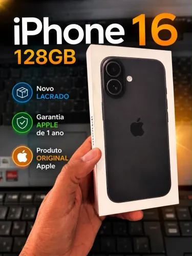 iPhone 16 128gb Novo - Lacrado