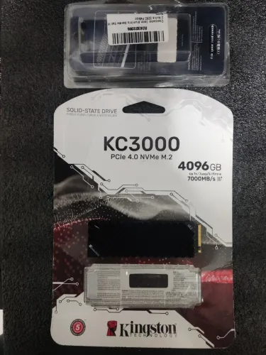 SSD Kingston KC3000 4TB NVMe M.2 PCIe 4.0 + Dissipador Jonsbo