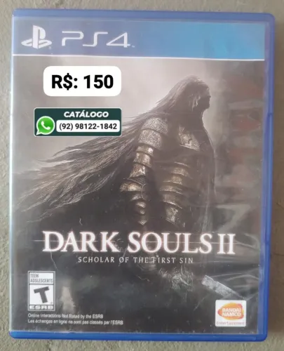Dark Souls 2 Scholar Of The First Sin = R$: 150