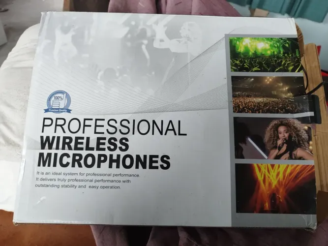 Sistema de microfones sem fio profissional