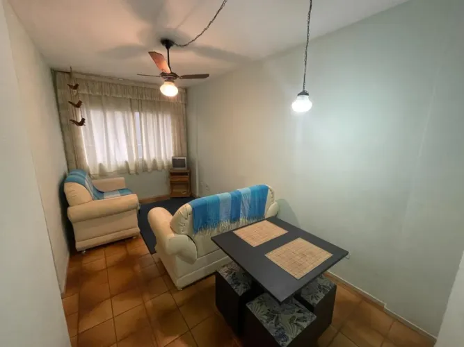 Apartamento para Locação em Guarujá, Enseada, 2 dormitórios, 2 banheiros, 1 vaga