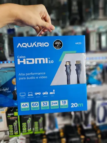 Cabo HDMI de 20 Metros 4K Aquário ( Qualidade 2.0 )