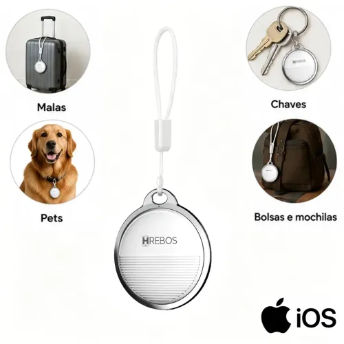 Rastreador Smart Tag Inteligente H-Tag Finder para Apple iOS / iPhone / iPad - Hrebos