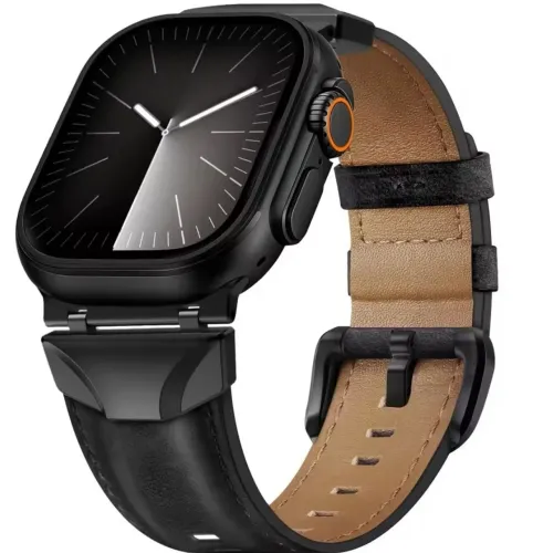 Pulseira em couro pra AppleWatch 42mm(s1/2/3) ao 49mm