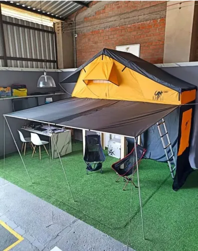 Barraca de teto modelo luxo com sala anexa