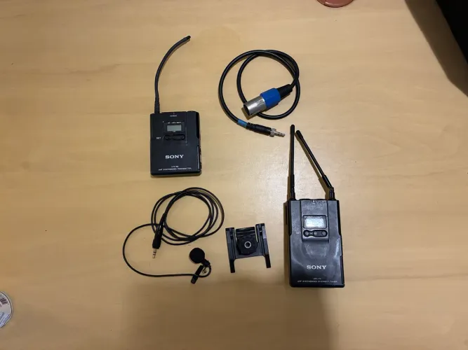 Microfone Lapela Sony Uwp-v1 Transmissor e Receptor