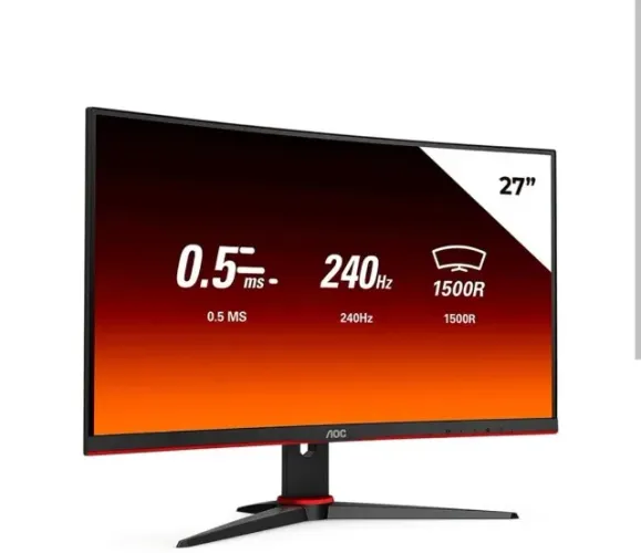 Monitor gamer 0.5ms 240hz 27 Pol curvo