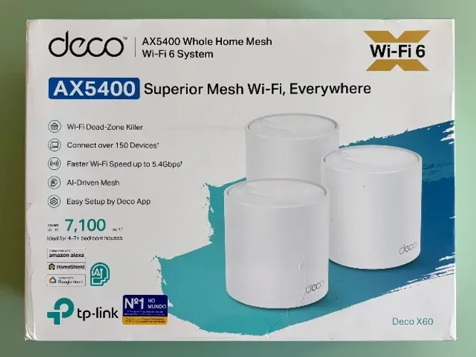 Roteador Tp-link Deco X60 Mesh Wifi6 Ax5400 Dual Band Kit-3