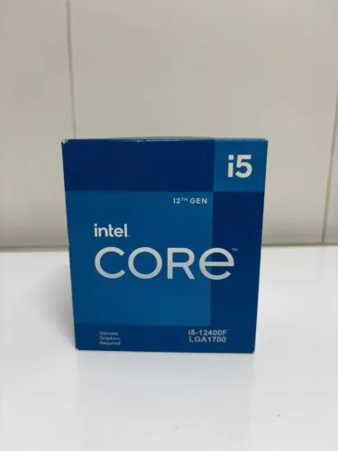 Processador ntel Core i5-12400F, 12ª geração, versão Box, soquete LGA1700, Novo