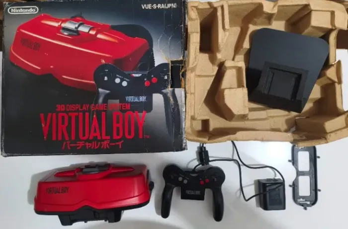 Virtual Boy na caixa LEIA A DESCRIÇÃO