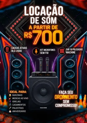 Locação de Som e Iluminação Pista De Dança.