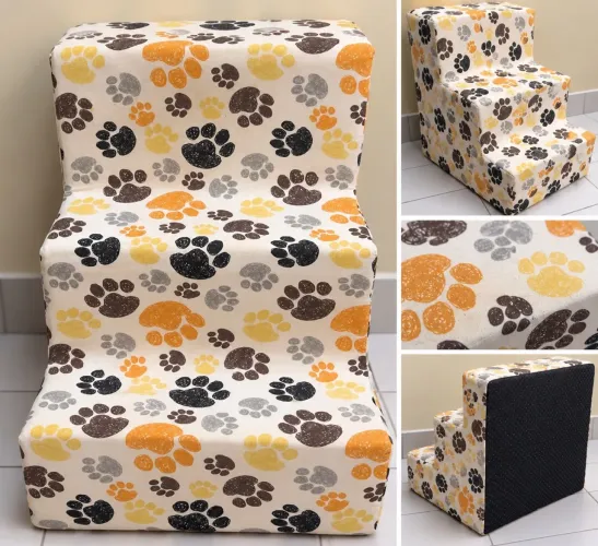 Escadinha Pet 3 Degraus - Estofada e Conservada