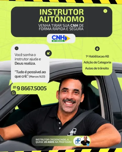 Venha tirar sua CNH