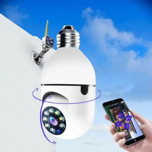 Lâmpada com Câmera Wi-Fi - Monitoramento Inteligente