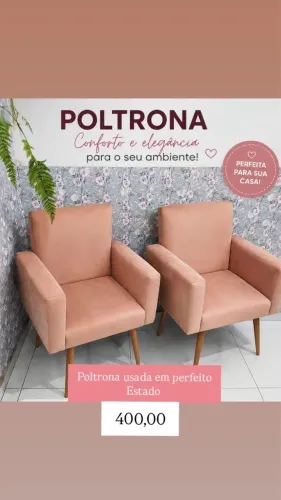 Poltronas aconchegantes