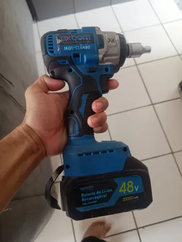 Parafusadeira de Impacto Exboom 48v 20000mAh Nova