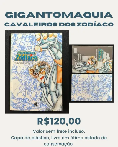 Livro gigantomaquia cavaleiros dos zodíaco