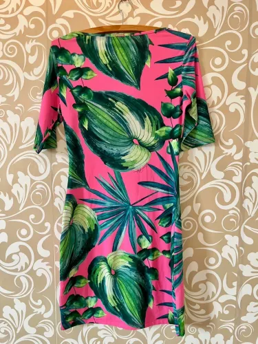 Vestido floral Lança Perfume TAM P