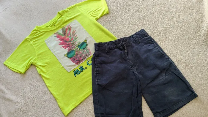 Conjunto 2 peças 5 anos menino verão