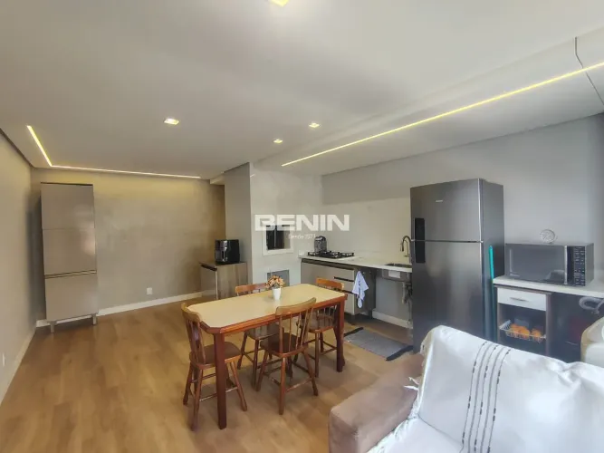 Benin vende apto de 2D com 54,39m² priv, 1 vaga coberta, bairro Centro/Canoas. Benin vende