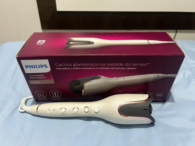 Escova modeladora de cachos automática