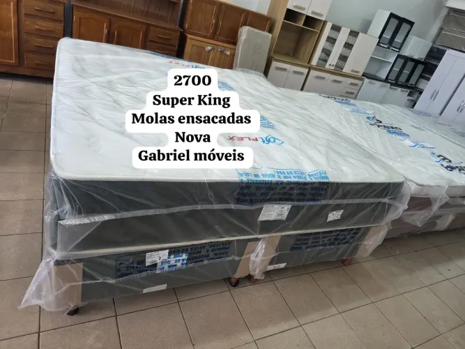 CAMAS SUPER KINGS MOLAS ENSACADAS NOVAS