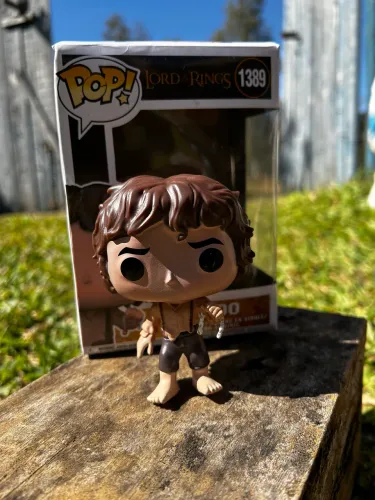 Funko Pop Frodo Bolseiro senhor dos anéis com caixa