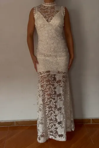 Vestido Branco Longo P - Talgui
