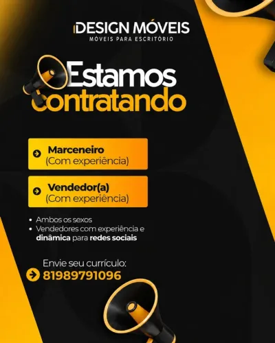 VAGA DE MACENEIRO E VENCEDOR (A)