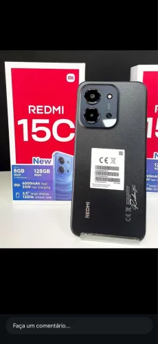 Redmi 15C 4G 256GB 08GB RAM NOVO LACRADO ENTREGAMOS