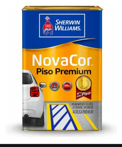 Tinta para piso de excelente qualidade, cor concreto.