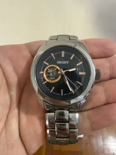 Relógio Orient Ceramic Open heart edição limitada (calibre automático/corda manual)
