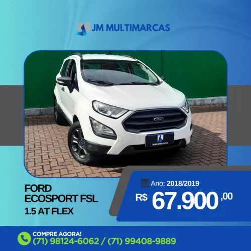Ford Ecosport Freestyle 1.5 12V Flex 5P Aut. 2019