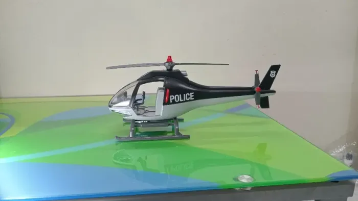PLAYMOBIL POLICIA - HELICOPTERO - COLECIONE.