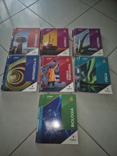 livros ensino medio Lumen poliedro volume 4,5,6