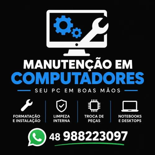Limpeza, manutenção e formatação de computadores