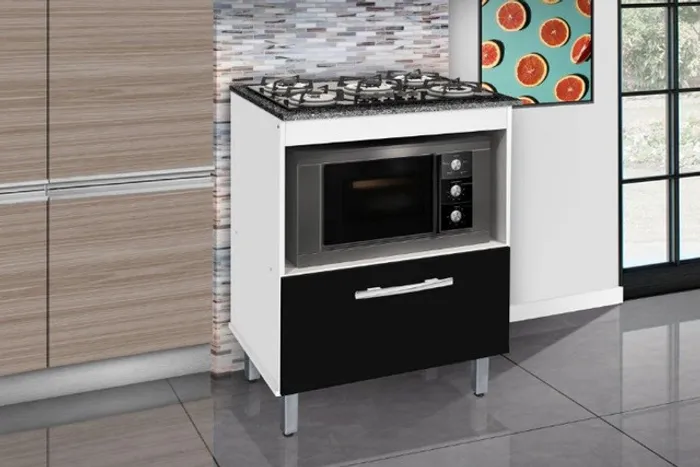 Balcão / Gabinete Amélia para cooktop de 5 bocas e para forno = Frete e Montag grátis!!!!!