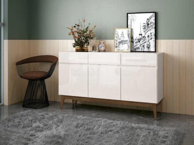Buffet / Aparador México alta linha 03 portas = Promoção do mês! Entrega + Montagem Grátis