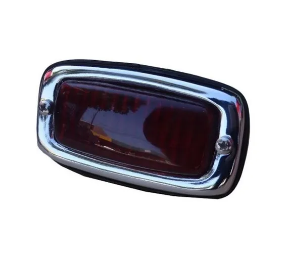 Lanterna Luz Freio VW Kombi Cromado Lente Resina Novo