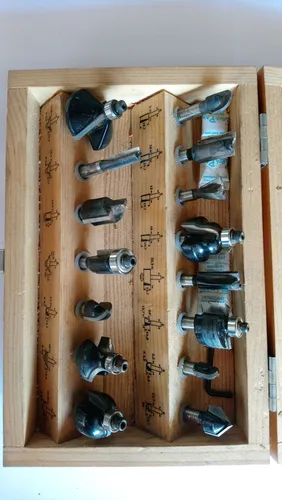 Conjunto de Fresas para tupia Bosch 