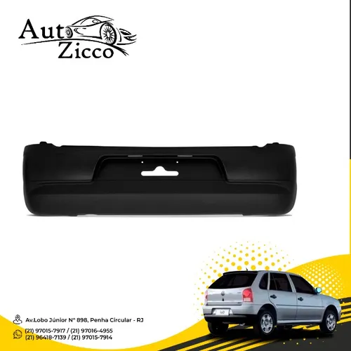Parachoque Traseiro Gol G4 Liso/Texturizado
