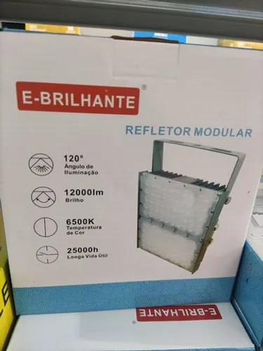 Kit 4pcs Refletor LED 100w ip68 6500k 