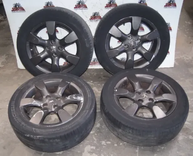 Jogo Rodas Com Pneus Peugeot 307 Aro 16 Michelin Original