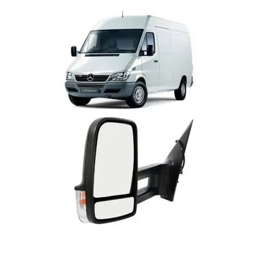 Retrovisor Manual Braço Longo Lado Esquerdo da Sprinter 2012 2013 2014 2015 2016 2017