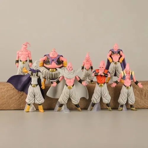 Bonecos Majin Boo Kit 8 Kid Buu Dragon Ball Z Super Action Figure