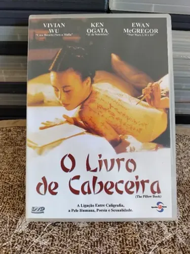 Dvd - filme : O Livro de Cabeceira  (The Pillow Book) em ótimo estado.